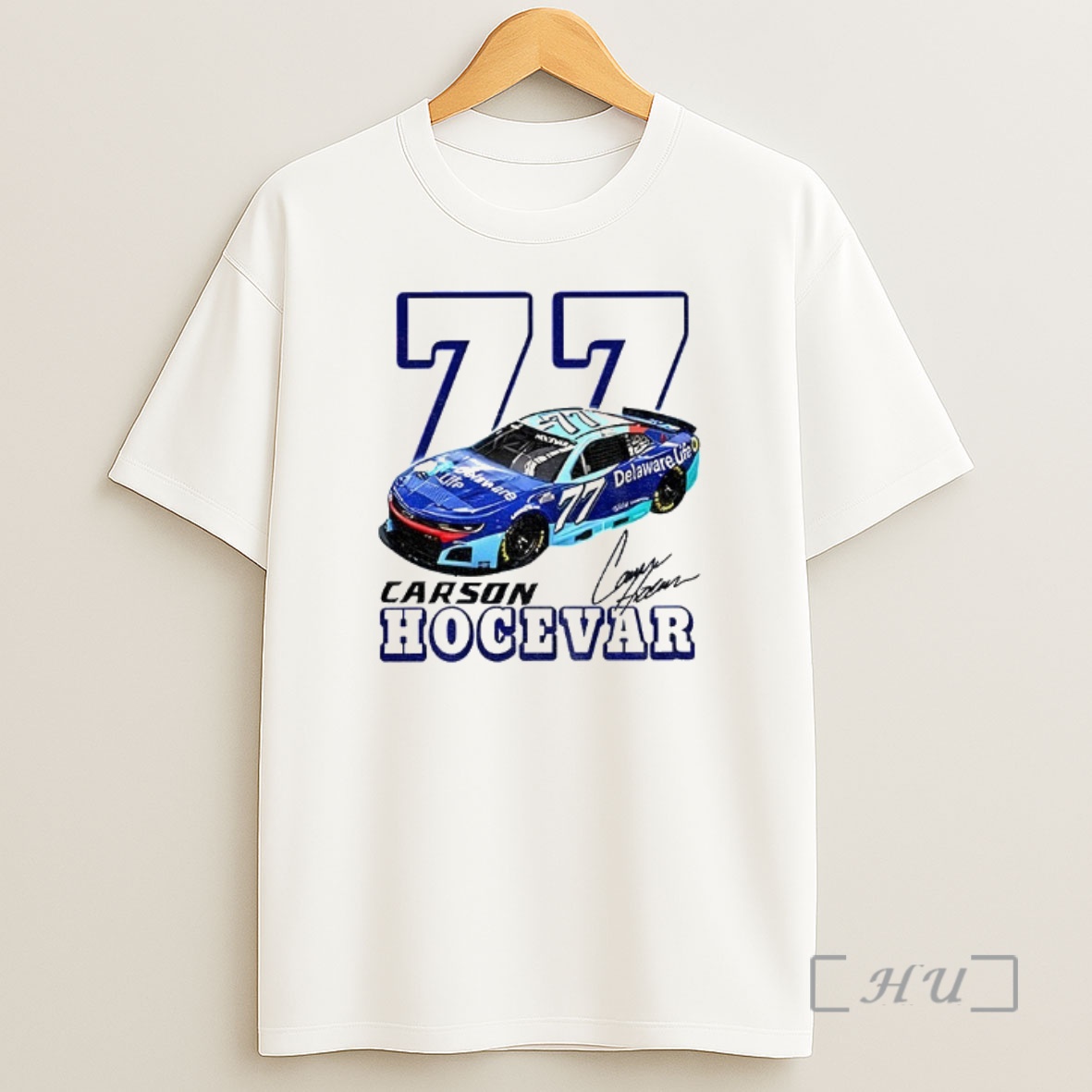 Officials Carson Hocevar 77 Nascar Racing Signature Shirt Sweatshirt Tee