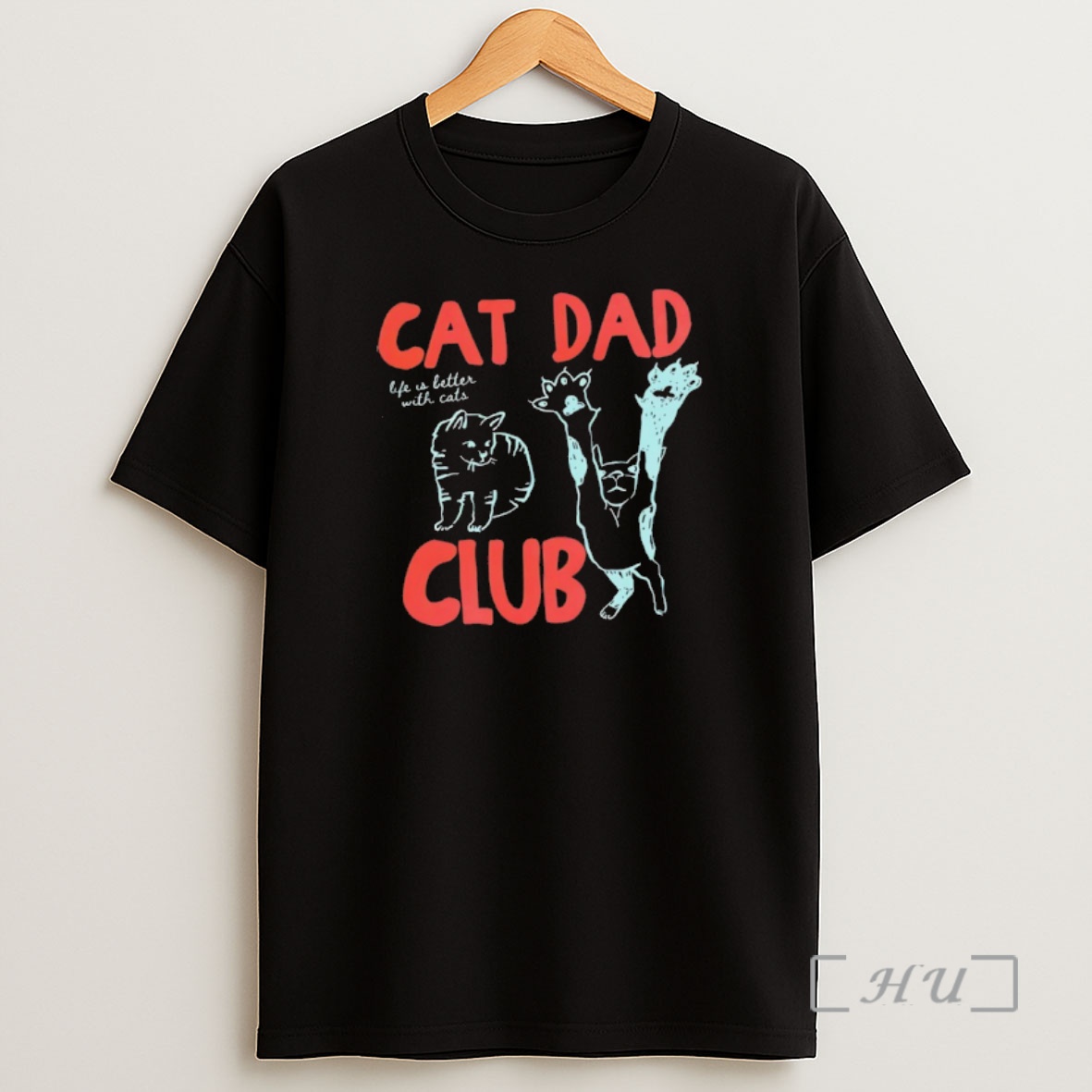 Officials Cat Dad Club Life Is Better With Cats Shirt Sweatshirt Tee