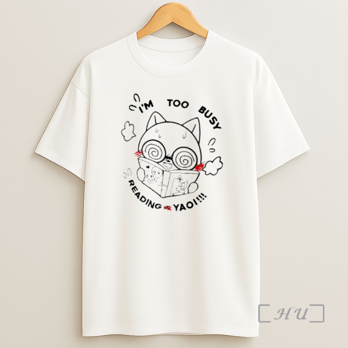 Officials Cat Im Too Busy Reading Yaoi Shirt Sweatshirt Tee