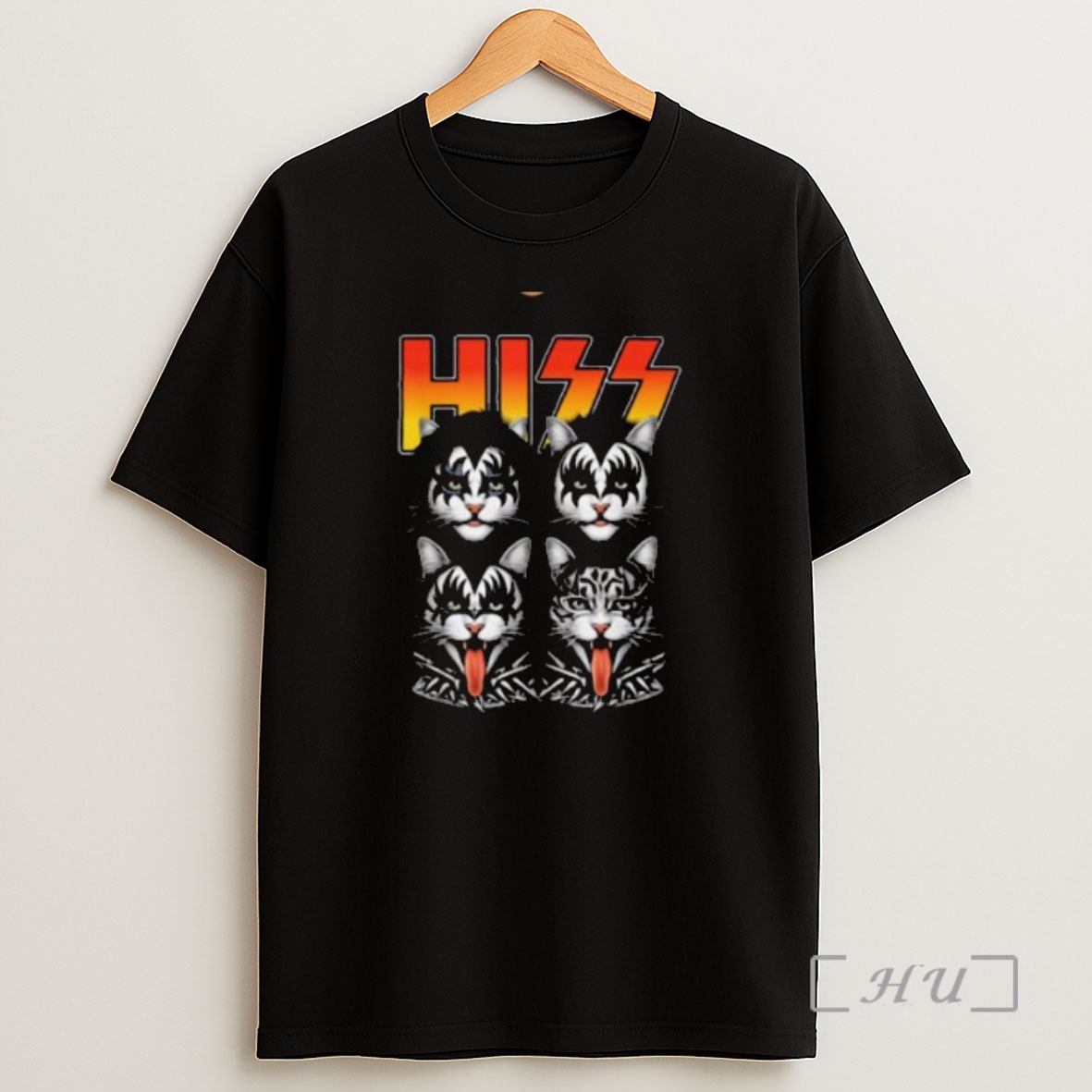 Officials Cats Band Parody 70s Music Lover Cat Face Graphic Circle Black Premium Shirt Sweatshirt Tee