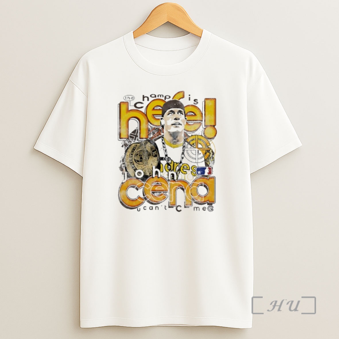 Officials Champ Is Here John Cena Rings Graphic Premium Shirt Sweatshirt Tee