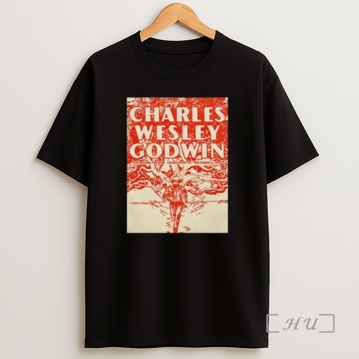 Officials Charles Wesley Godwin December 14 2025 In Charleston Sc Circle Black Shirt Sweatshirt Tee