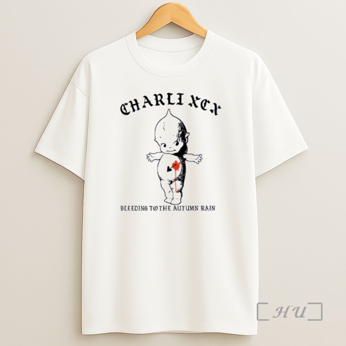 Officials Charli Xcx Brat Tattoo Kewpie Bleeding To The Autumn Rain Premium Shirt Sweatshirt Tee