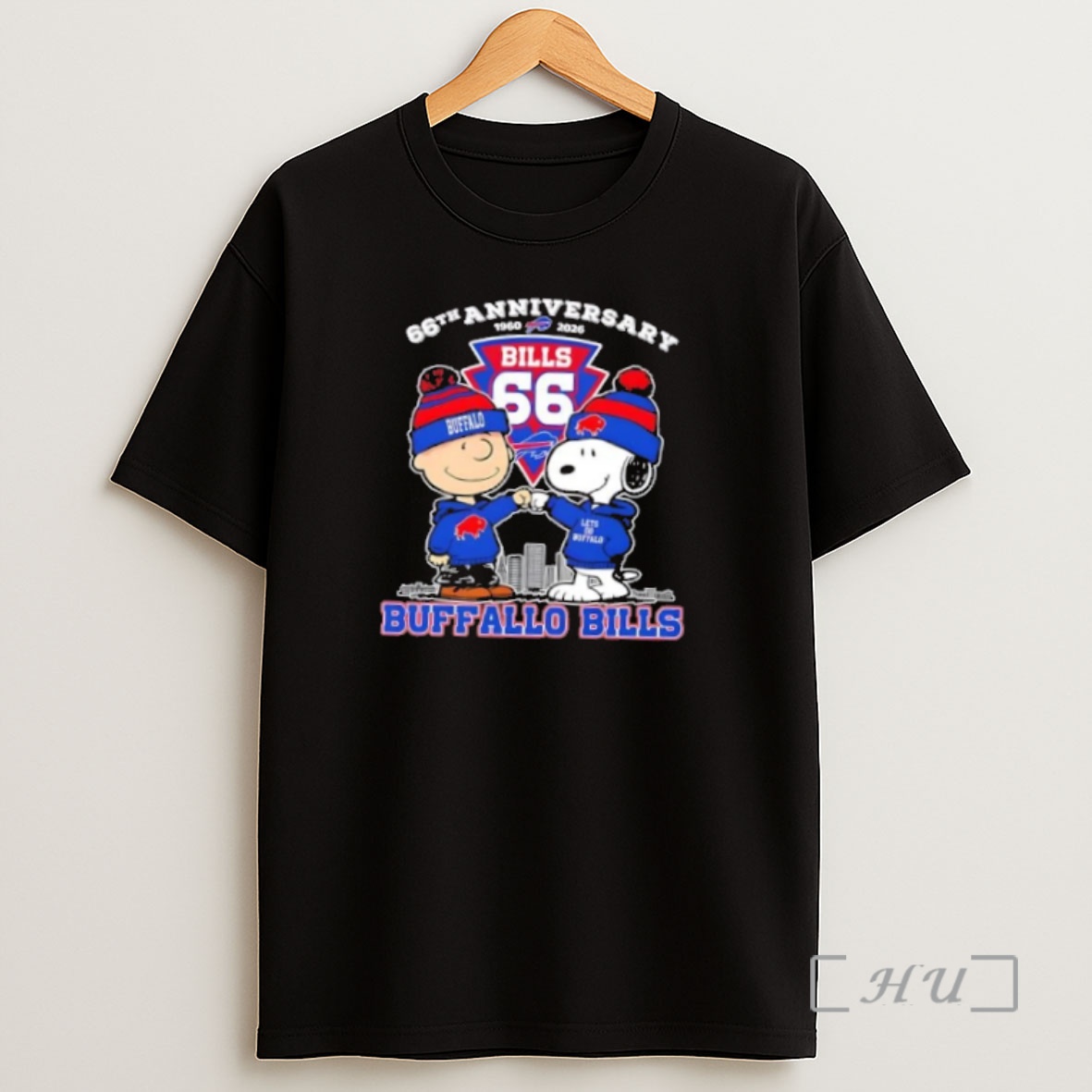 Officials Charlie Brown X Snoopy 66th Anniversary 1960 2026 Buffalo Bills Football Shirt Sweatshirt Tee