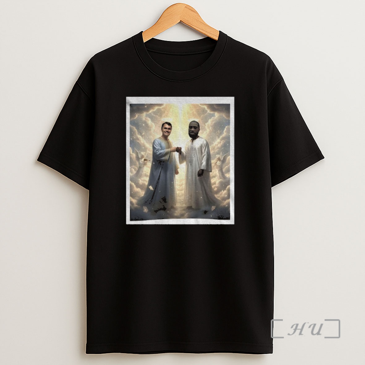 Officials Charlie Kirk And George Floyd In Heaven Shirt Sweatshirt Tee