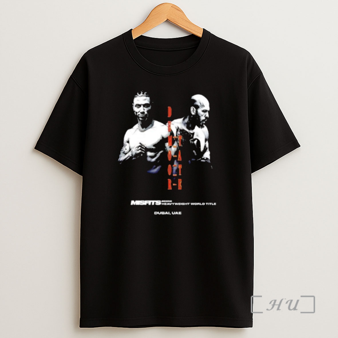 Officials Chase Demoor Vs Andrew Tate Fight Boxing Dubai Uae Graphic Premium Shirt Sweatshirt Tee