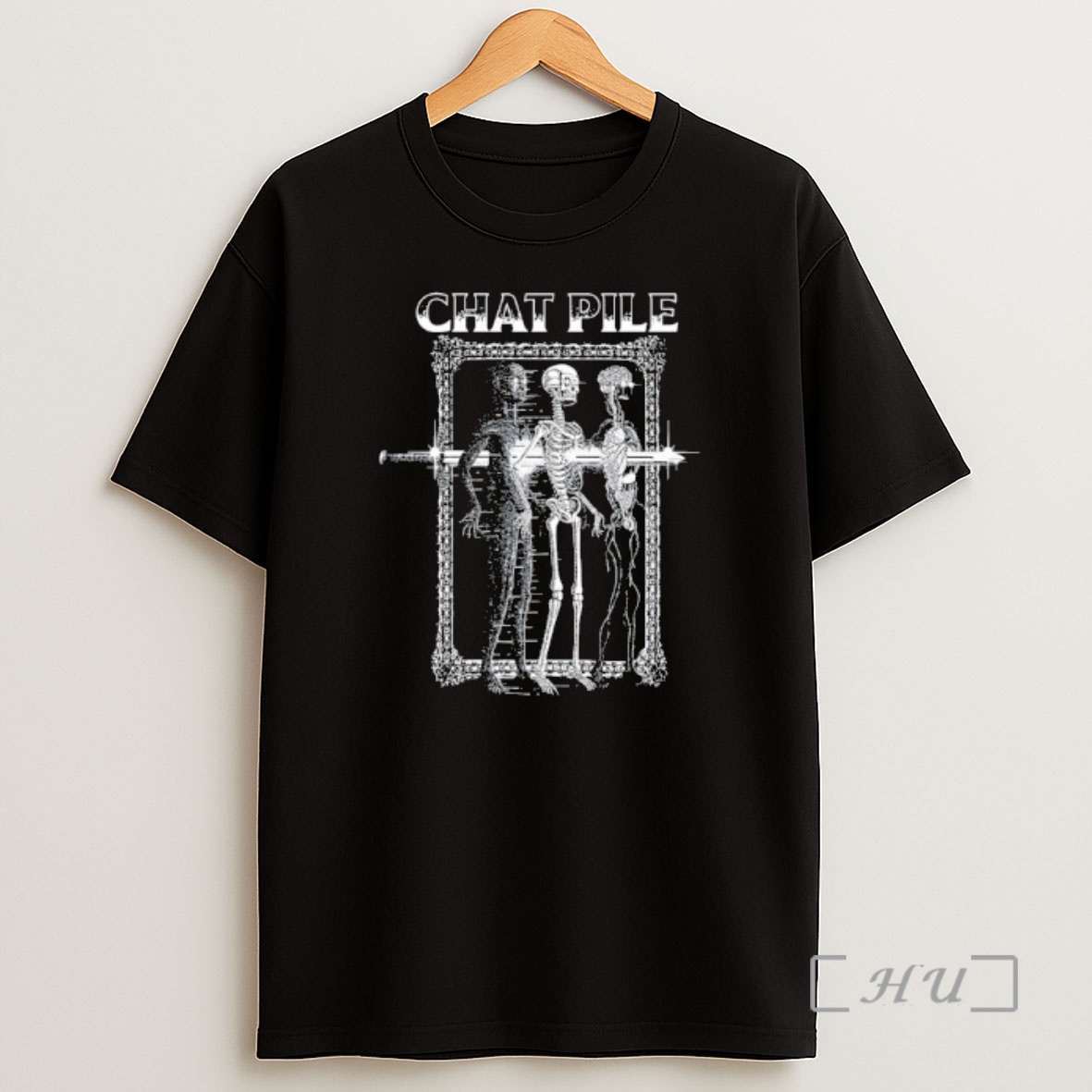 Officials Chat Pile Sword Skeleton Shirt Sweatshirt Tee