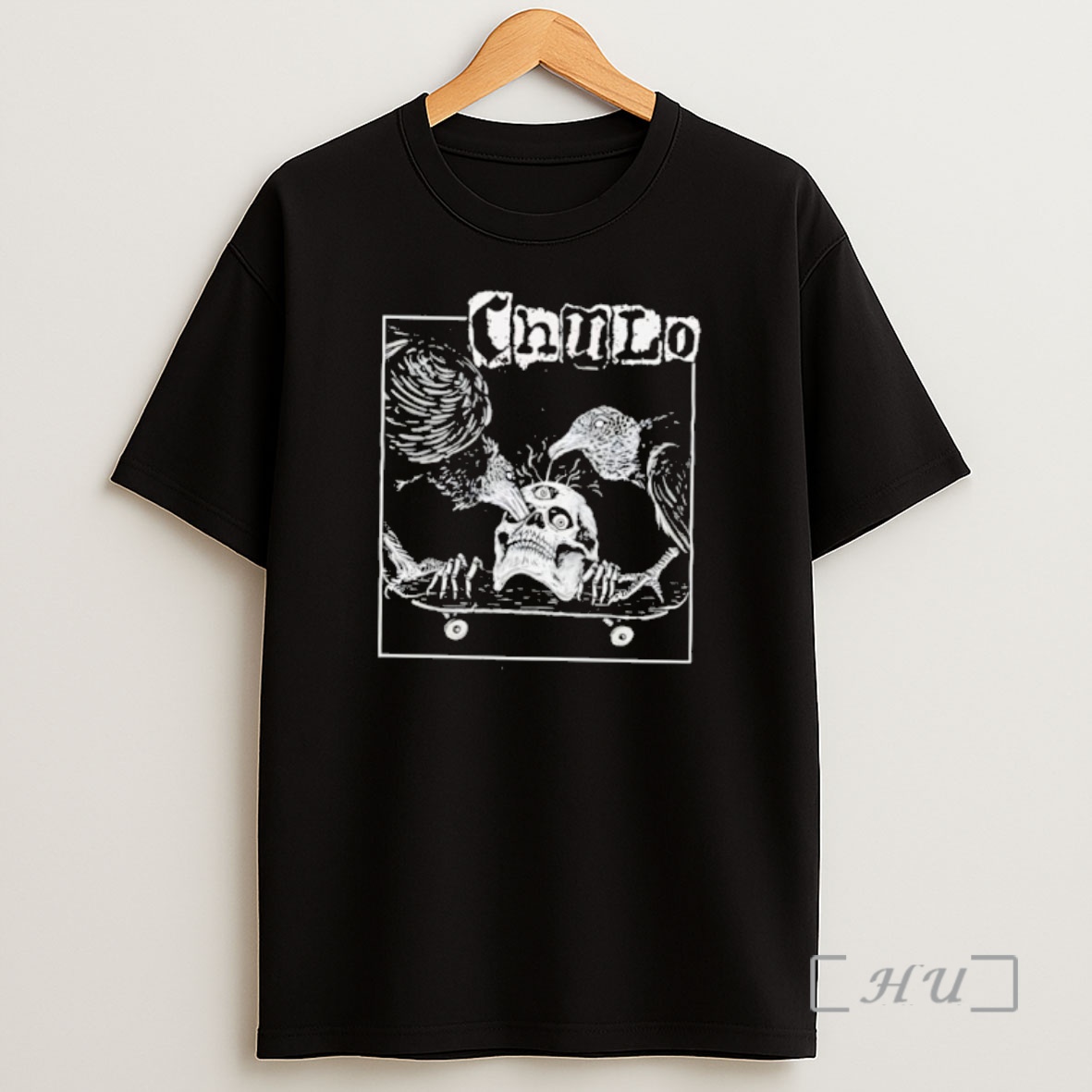 Officials Chaudo Skull Ravens Retro Shirt Sweatshirt Tee