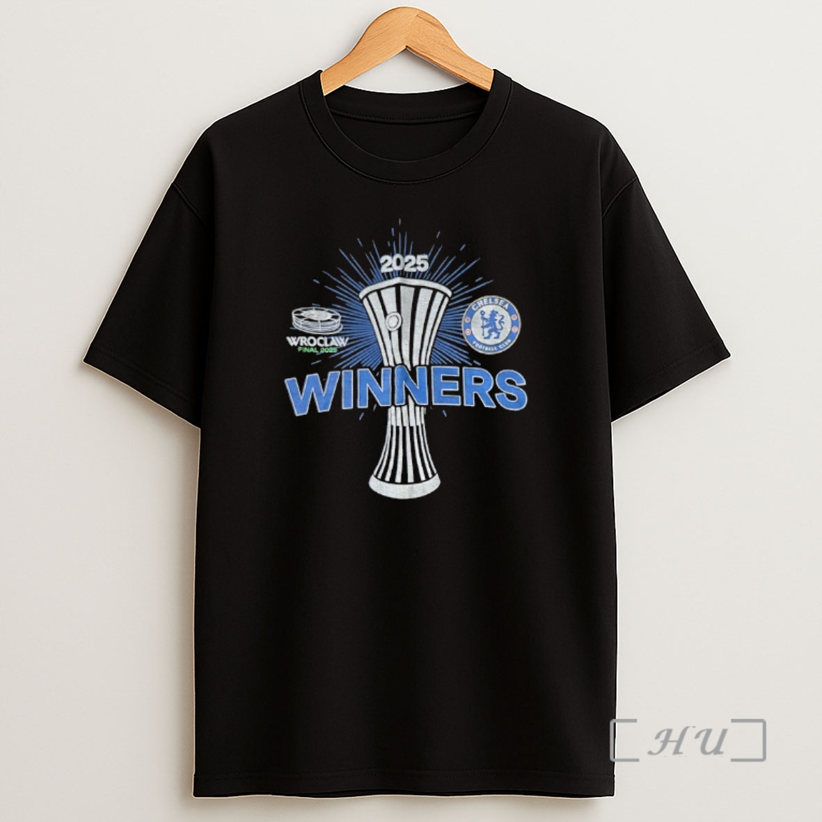 Officials Chelsea Football Club Uecl Winners Wroclaw Final 2025 Logo Shirt Sweatshirt Tee