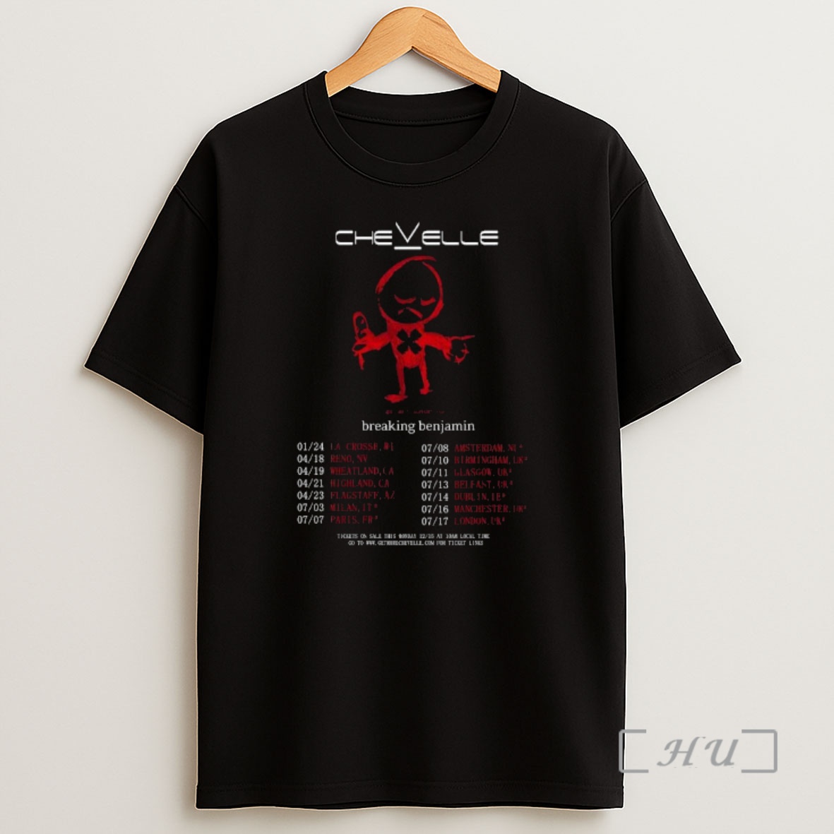 Officials Chevelle World Tour 2026 Schedule Dates Shirt Sweatshirt Tee