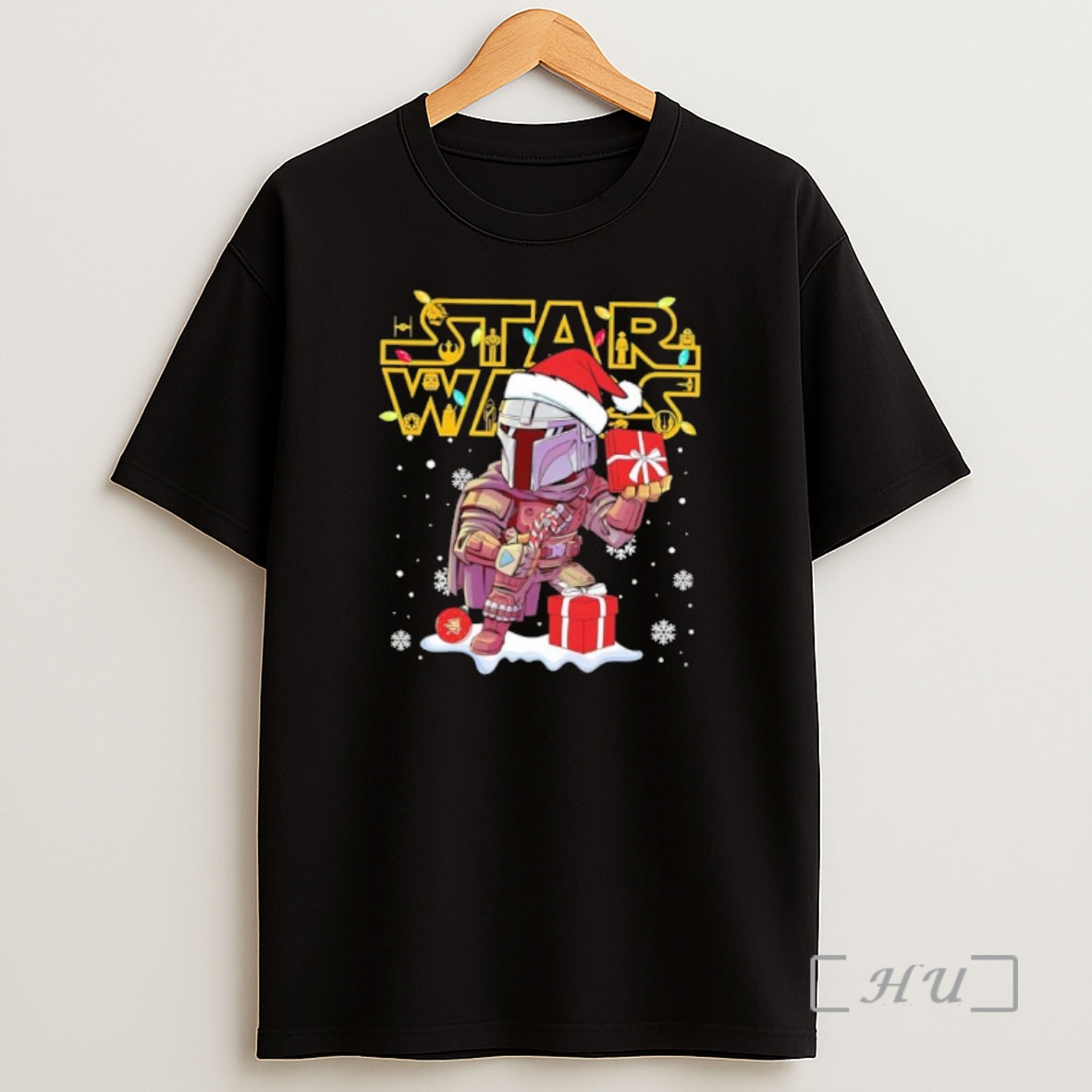 Officials Chewbacca Boba Fett Merry Christmas Star Wars Premium Shirt Sweatshirt Tee