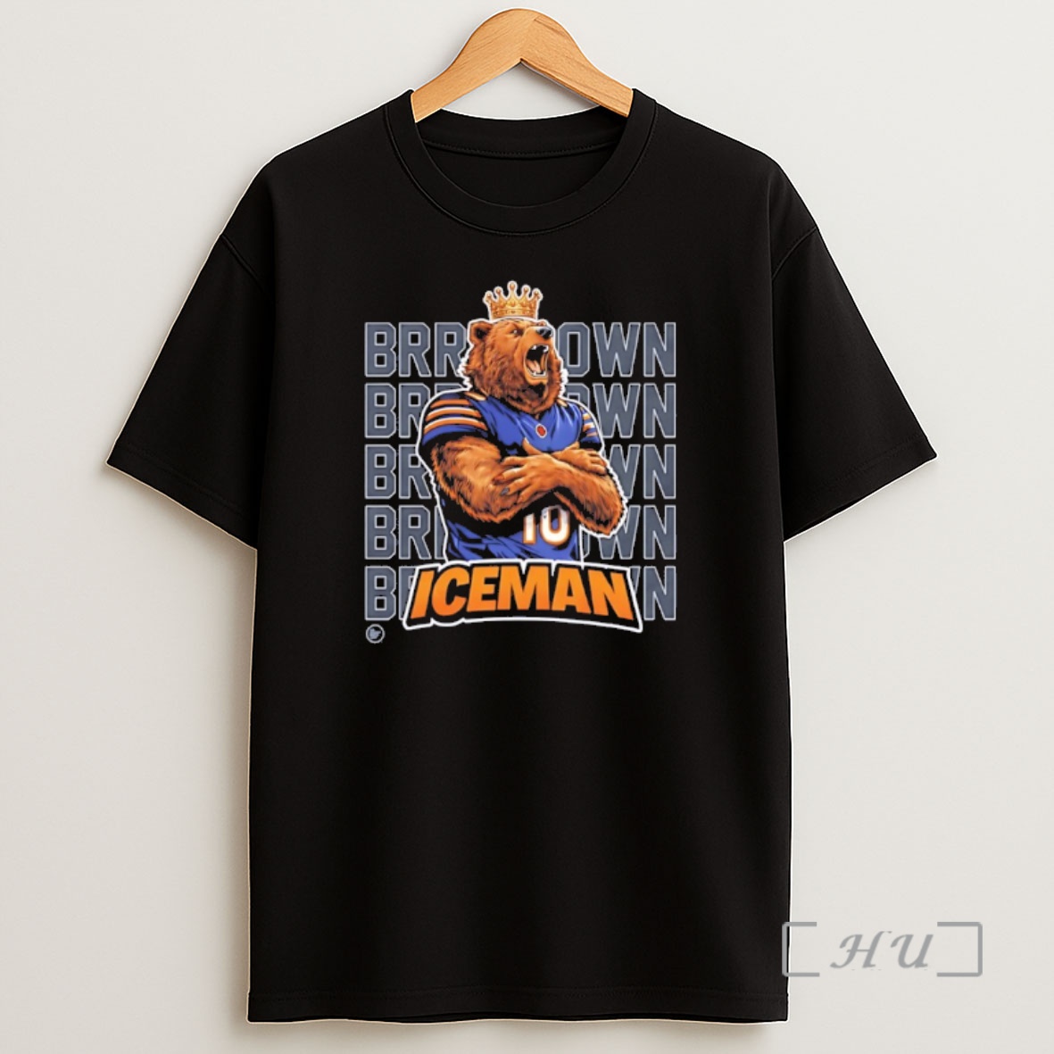 Officials Chicago Bear Brrrr Down Iceman 2025 Nfc North Champions Shirt Sweatshirt Tee