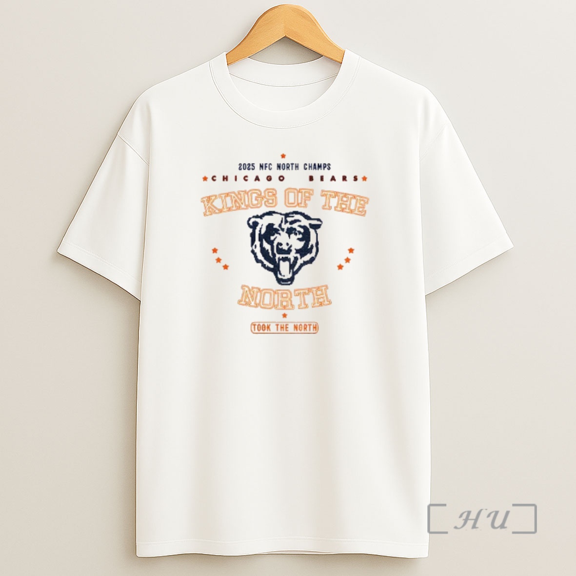 Officials Chicago Bears 2025 Nfc North Champs King Of The North Took The North Shirt Sweatshirt Tee