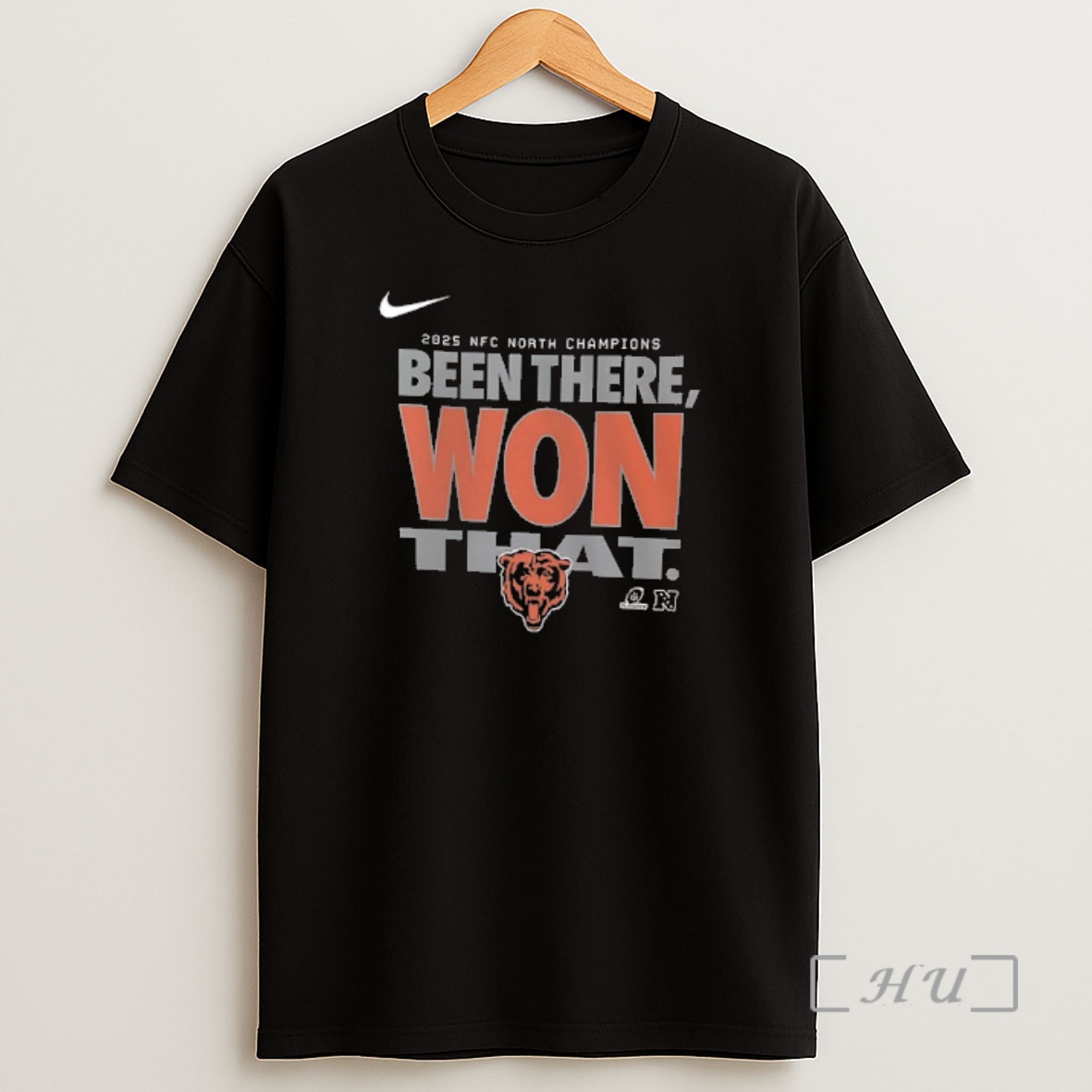 Officials Chicago Bears Been There Won That 2025 Nfc North Division Champions 2 Sided Shirt Sweatshirt Tee