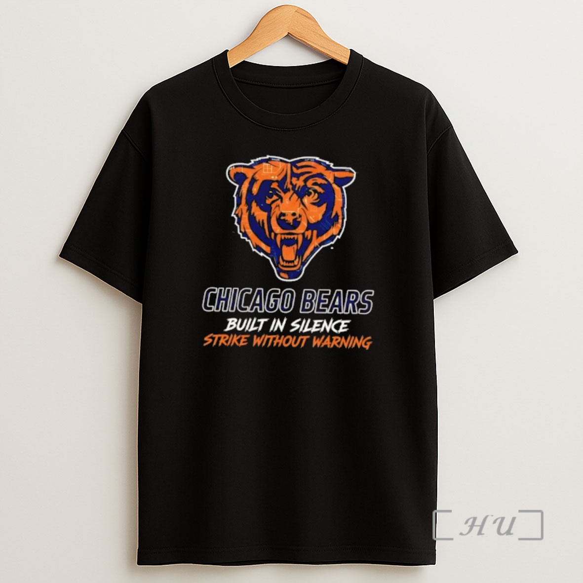 Officials Chicago Bears Built In Silence Strike Without Warning Shirt Sweatshirt Tee