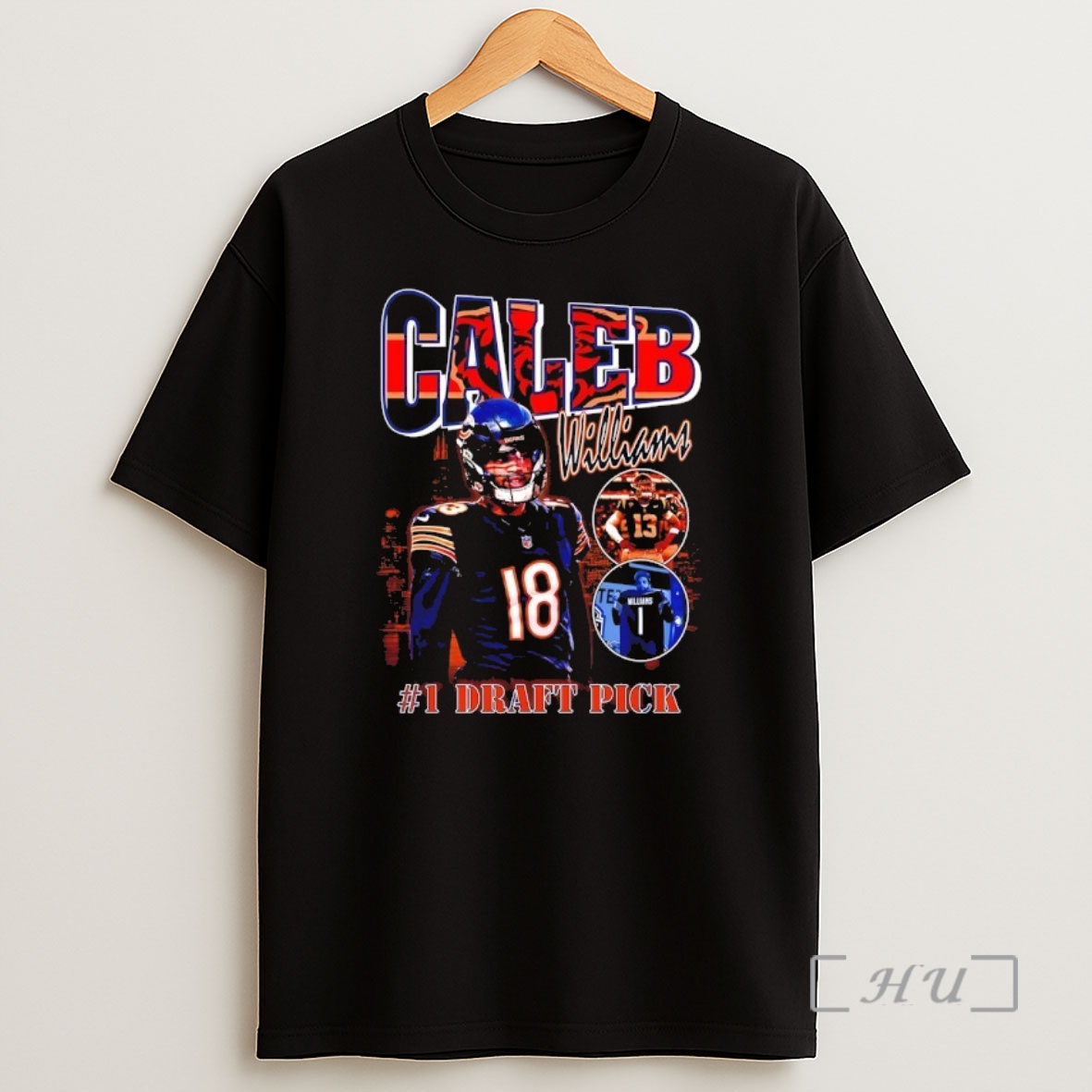 Officials Chicago Bears Caleb Williams 1 Draft Pick Graphic Shirt Sweatshirt Tee