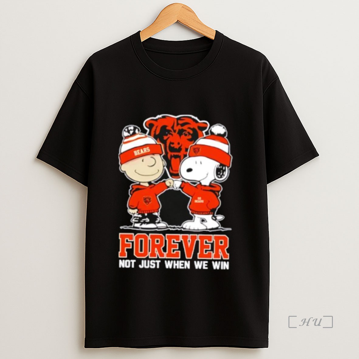 Officials Chicago Bears Charlie Brown And Snoopy Forever Not Just When We Win Shirt Sweatshirt Tee
