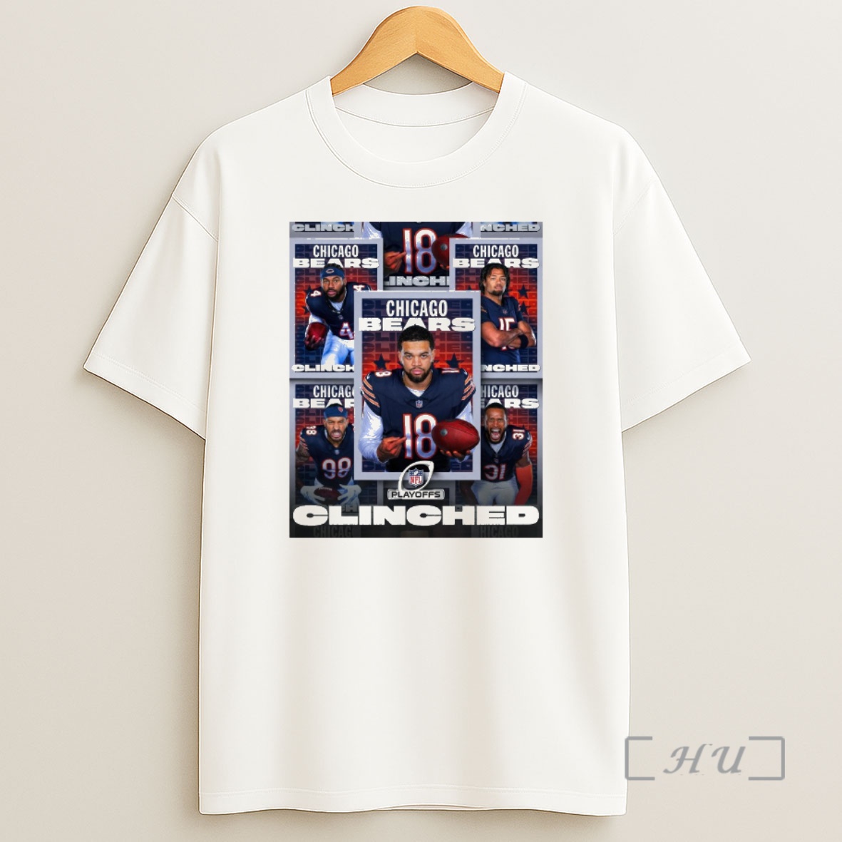 Officials Chicago Bears Clinched 2025 Nfl Playoffs For The Celly Shirt Sweatshirt Tee