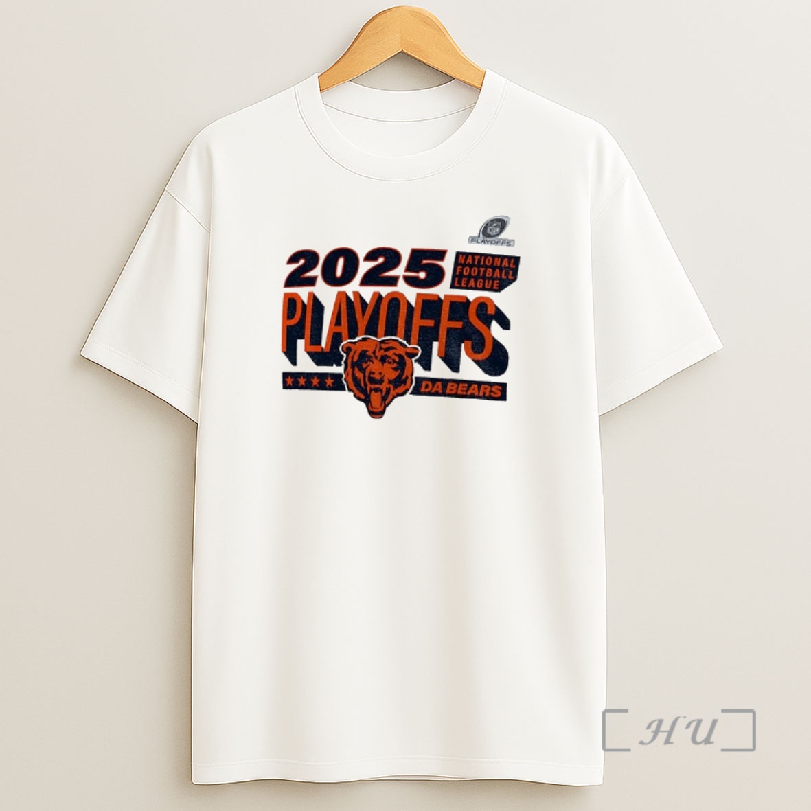 Officials Chicago Bears Football 2025 Nfl Playoffs Da Bears Logo Shirt Sweatshirt Tee