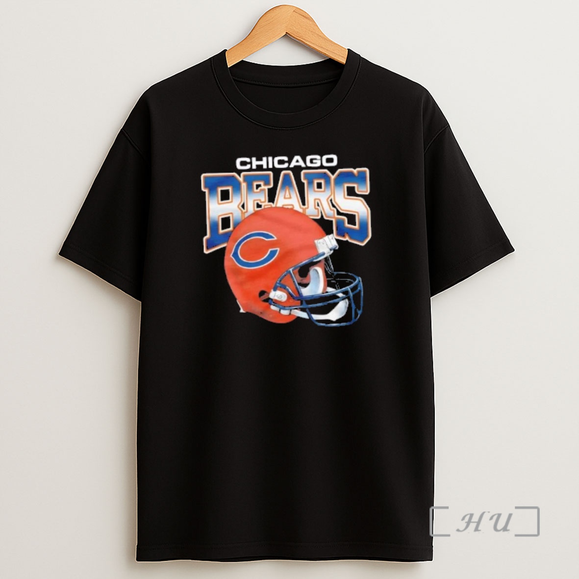 Officials Chicago Bears Gradient Football Helmet Shirt Sweatshirt Tee