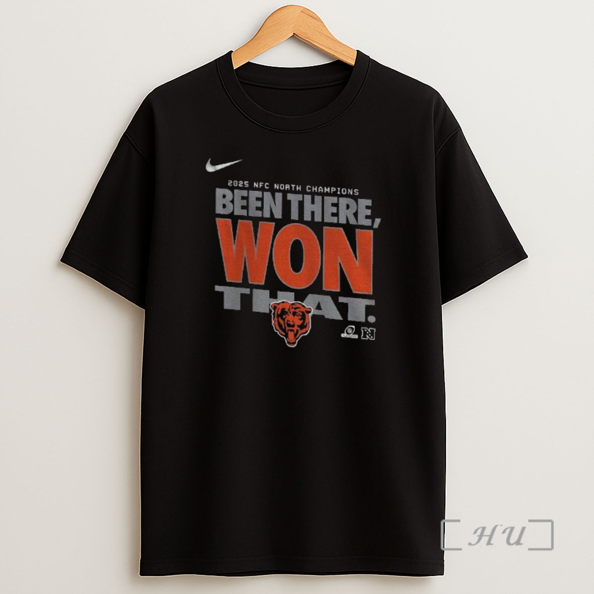 Officials Chicago Bears Nike Been There Won That 2025 Nfc North Division Champions Locker Room Trophy Shirt Sweatshirt Tee