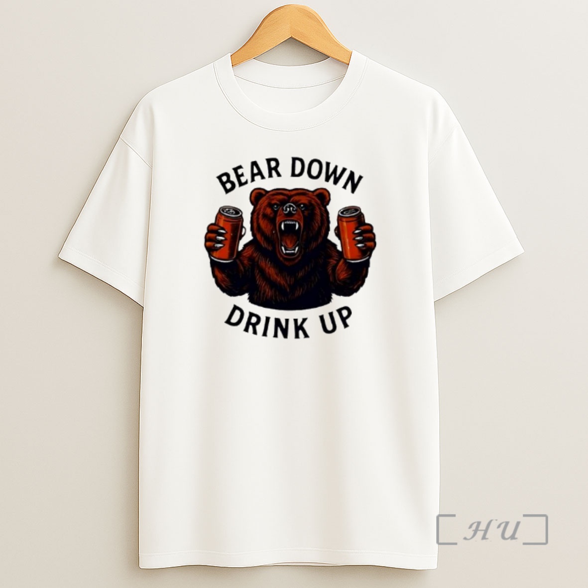 Officials Chicago Bears Football Grumpy Bear Down Drink Up Shirt Sweatshirt Tee