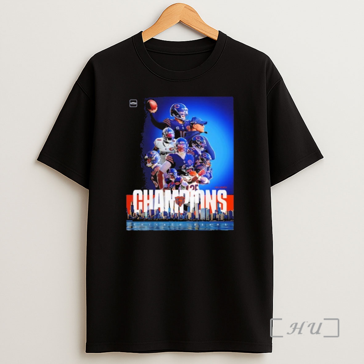 Officials Chicago Bears Teams 2025 Nfc North Division Champions Shirt Sweatshirt Tee