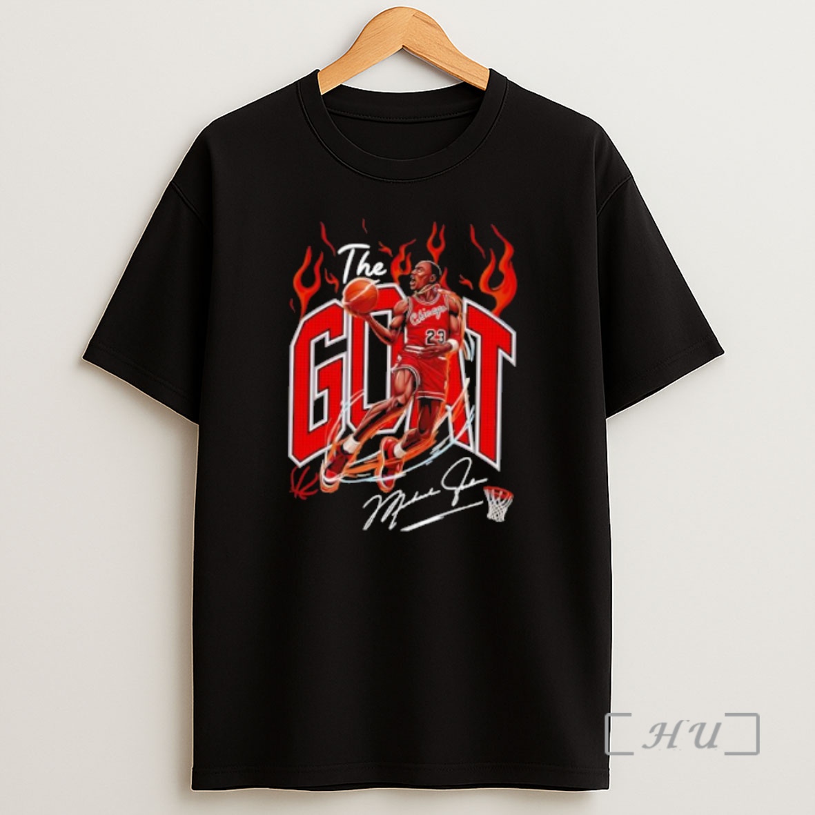 Officials Chicago Bulls Michael Jordan The Goat Signature Art Shirt Sweatshirt Tee
