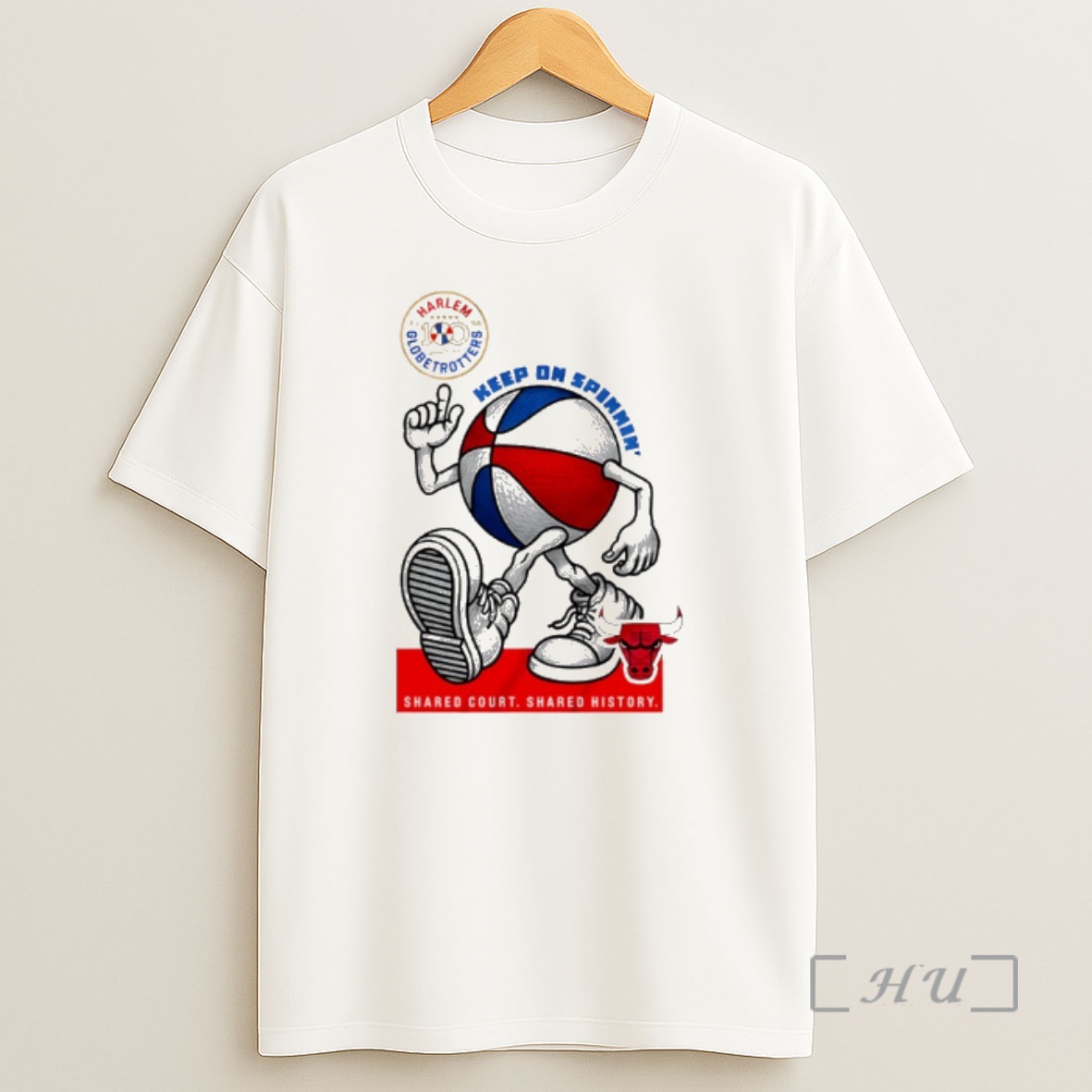 Officials Chicago Bulls X Harlem Globetrotters Keep On Spinning 2026 Premium Shirt Sweatshirt Tee