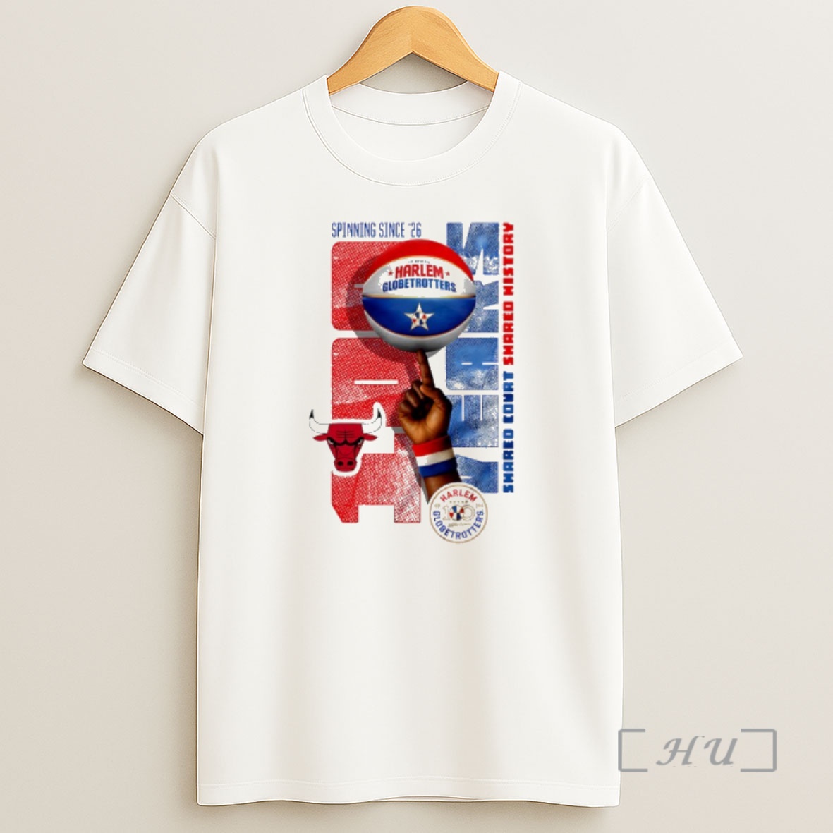 Officials Chicago Bulls X Harlem Globetrotters Spinning Since 26 Premium Shirt Sweatshirt Tee