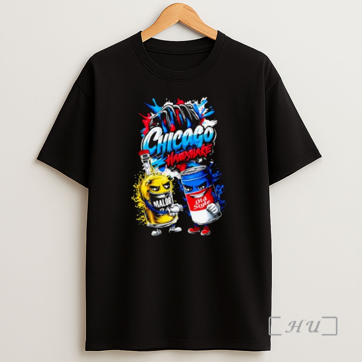 Officials Chicago Handshake Chicago Style Beer Ornaments Shirt Sweatshirt Tee