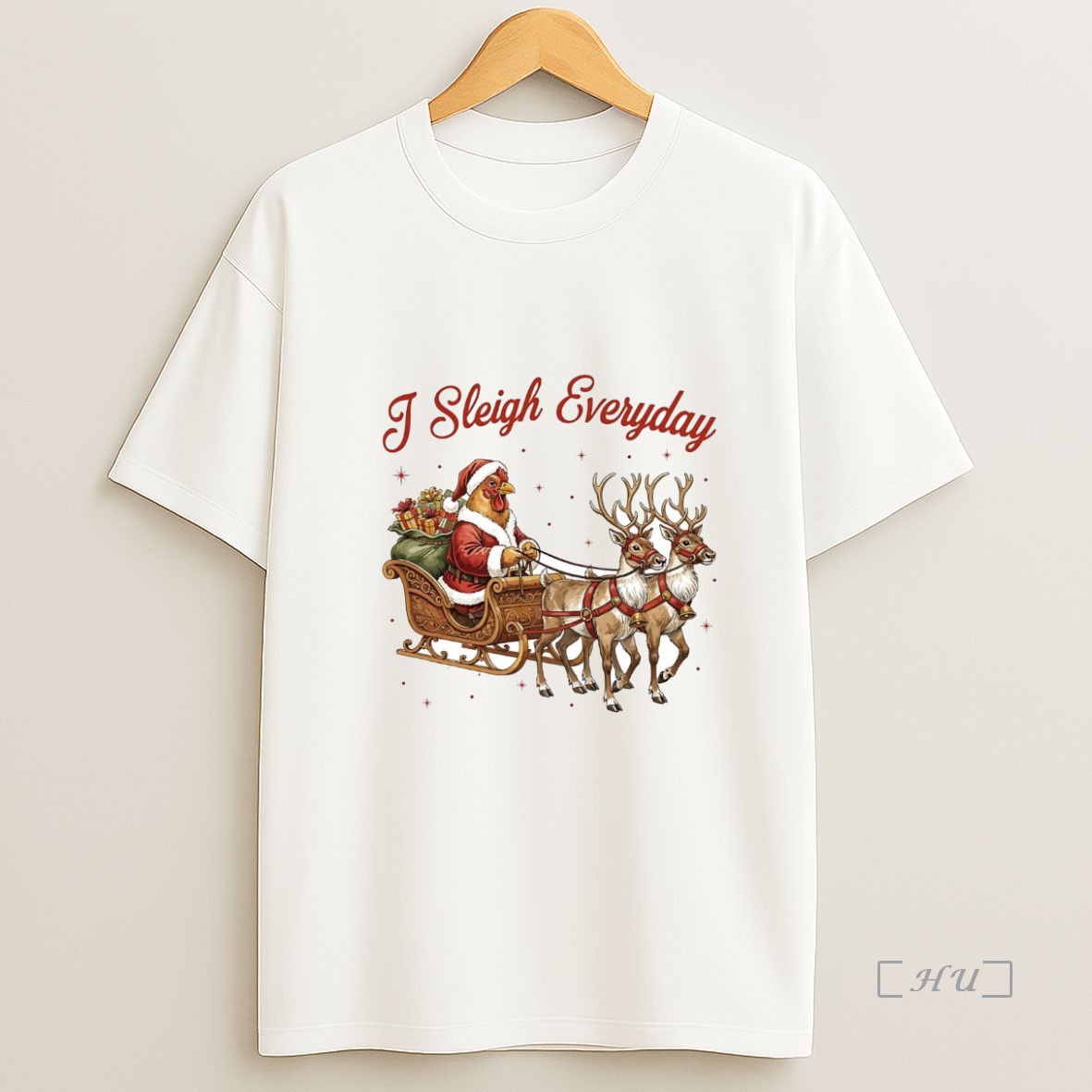 Officials Chicken I Sleigh Everyday Christmas Premium Shirt Sweatshirt Tee