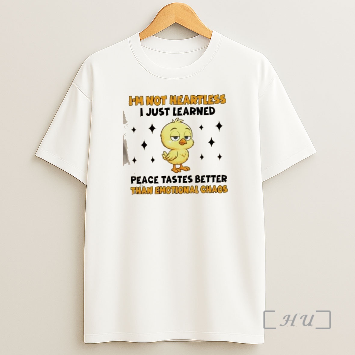 Officials Chicken Im Not Heartless I Just Learned Peace Tastes Better Than Emotional Chaos Premium Shirt Sweatshirt Tee