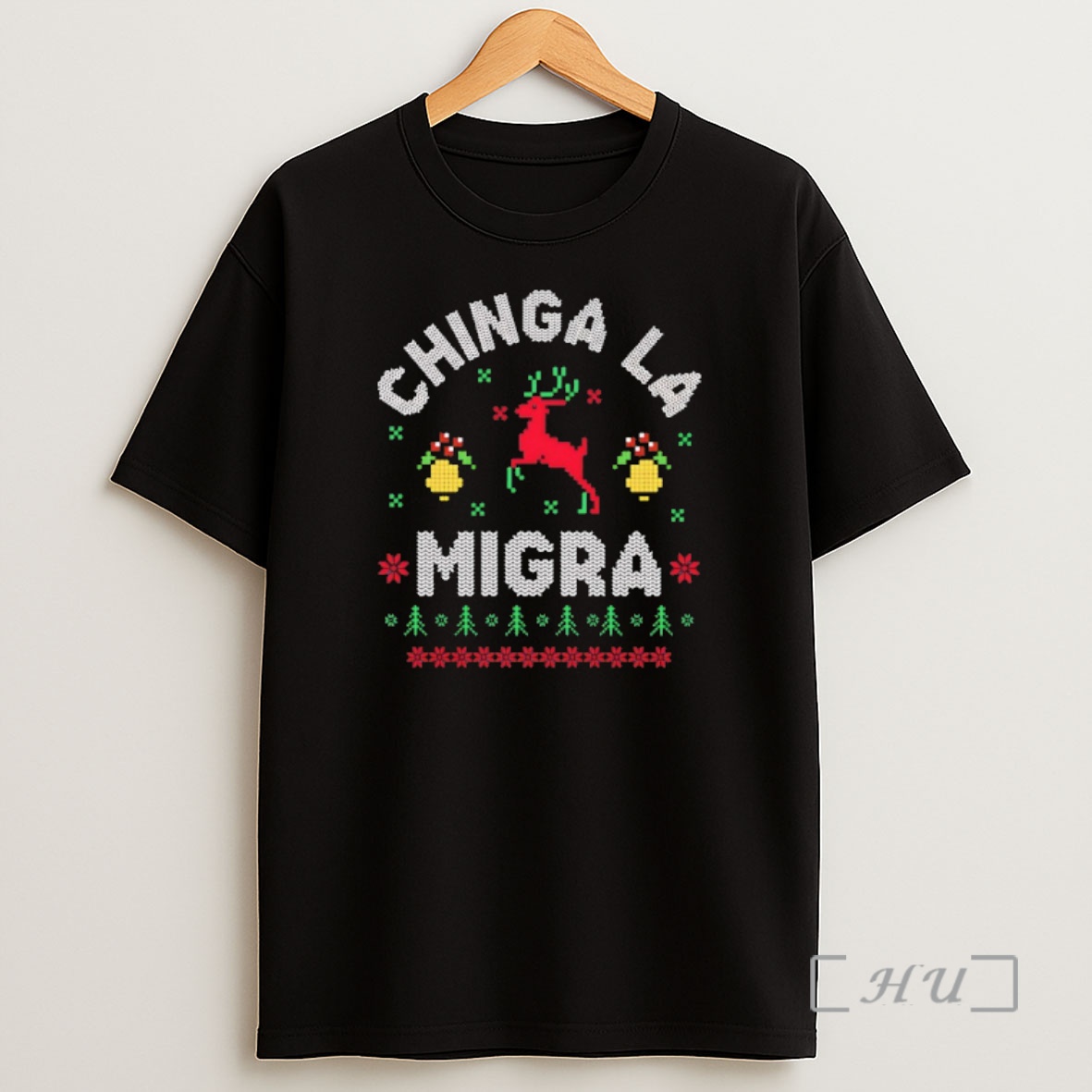 Officials Chinga La Migra Christmas Shirt Sweatshirt Tee