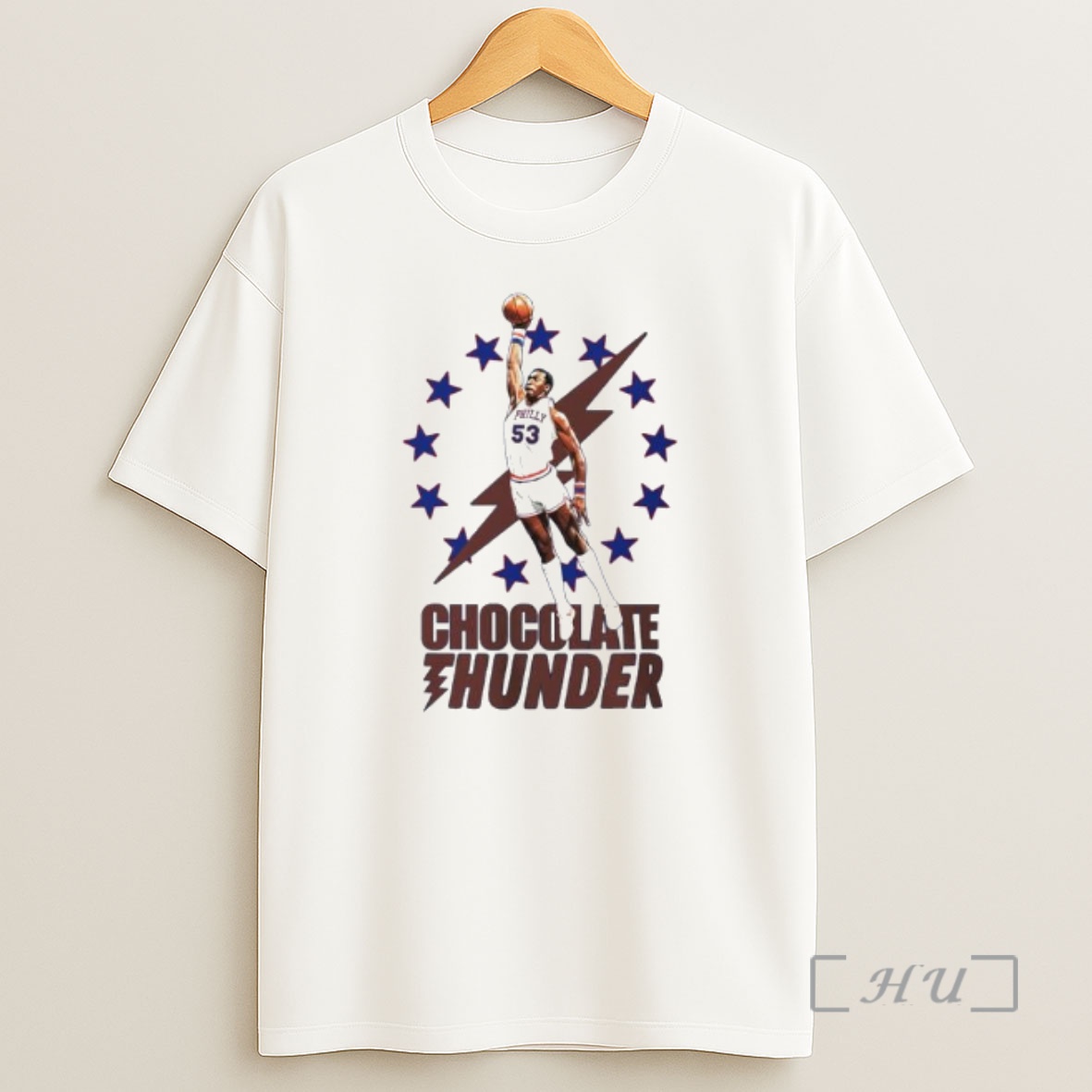 Officials Chocolate Thunder Darryl Dawkins Philadelphia 76ers Nba Ornaments Shirt Sweatshirt Tee