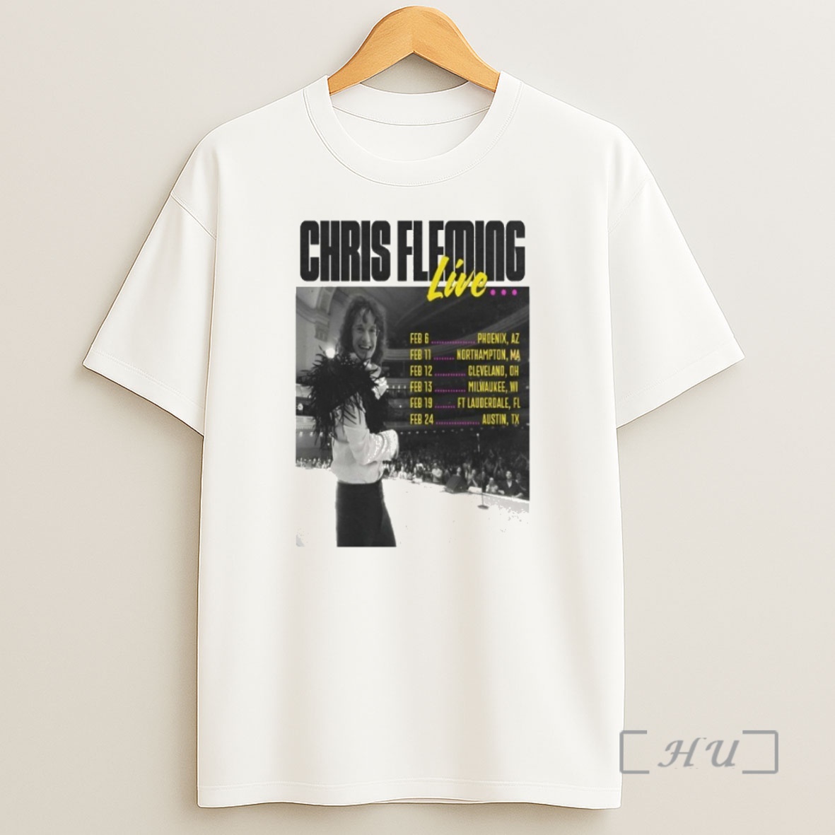 Officials Chris Fleming Live Feb 2026 Tour Shirt Sweatshirt Tee