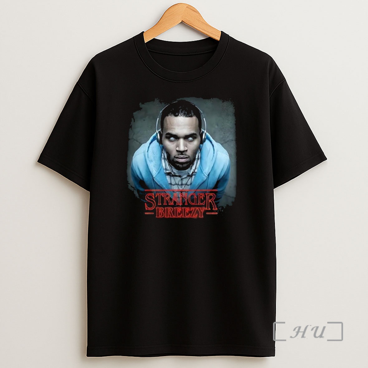 Officials Chris Stranger Breezy X Stranger Things White Eyes Premium Shirt Sweatshirt Tee