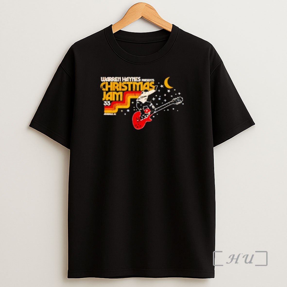 Officials Christmas Jam 33 Asheville Nc Guitar Shirt Sweatshirt Tee