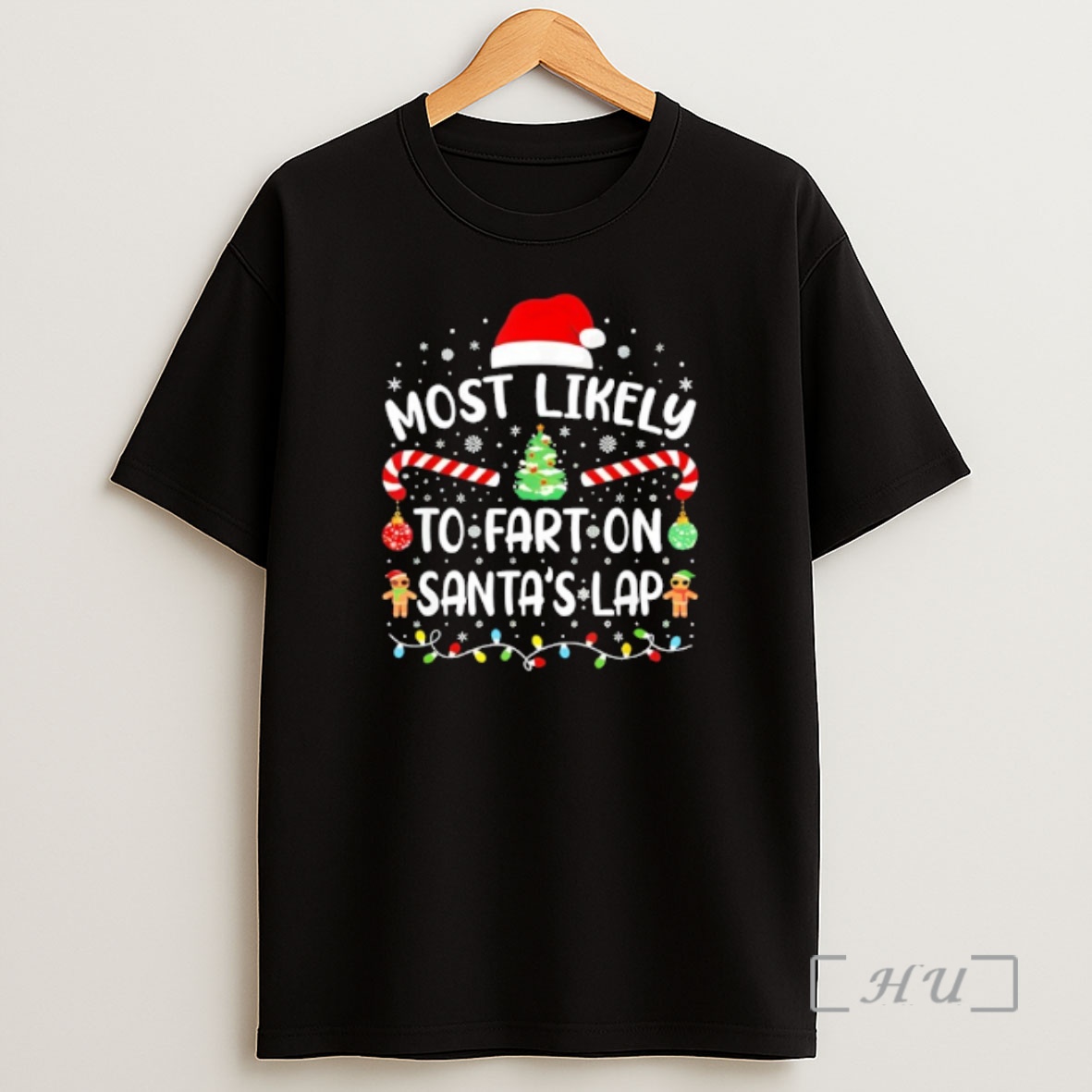 Officials Christmas Most Likely To Fart On Santas Lap Matching Xmas Shirt Sweatshirt Tee