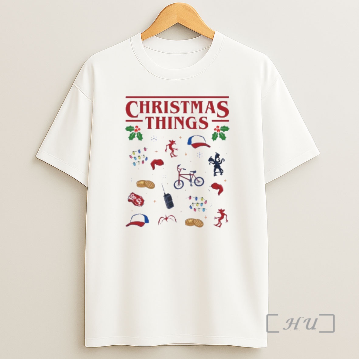 Officials Christmas Things Stranger Things Mashup Xmas Premium Shirt Sweatshirt Tee