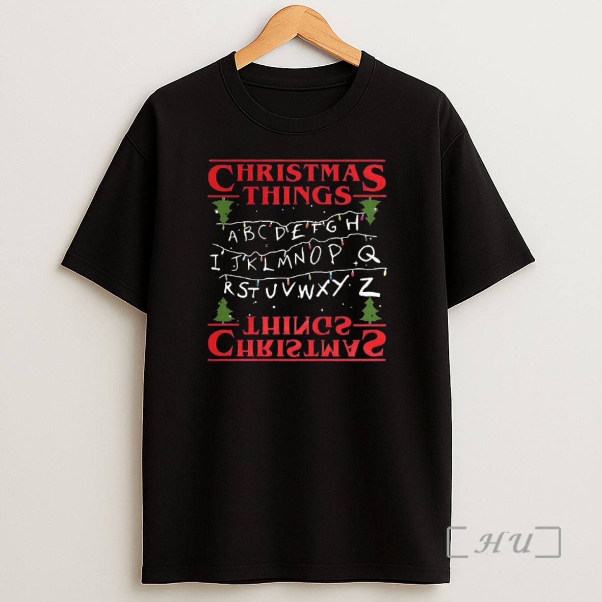 Officials Christmas Things Stranger Things Water Reflection Ugly Christmas Premium Shirt Sweatshirt Tee