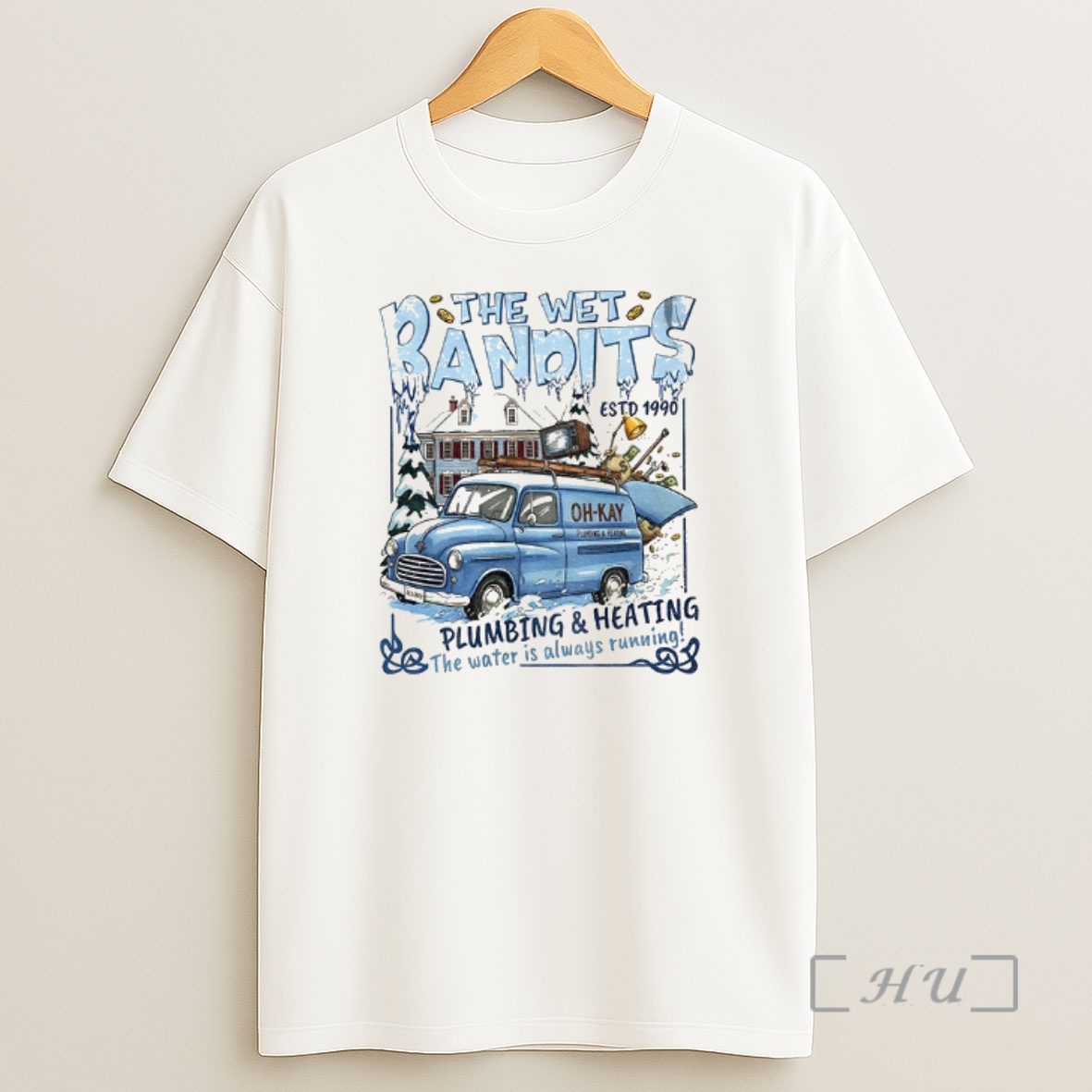 Officials Christmas Wet Bandits Harry And Marv Plumbing Heating The Water Is Always Running Premium Shirt Sweatshirt Tee