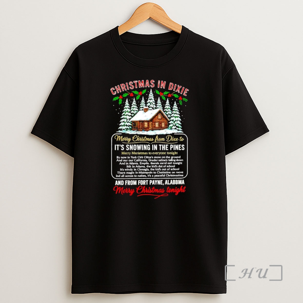 Officials Christmas In Dixie And From Fort Payne Premium Shirt Sweatshirt Tee