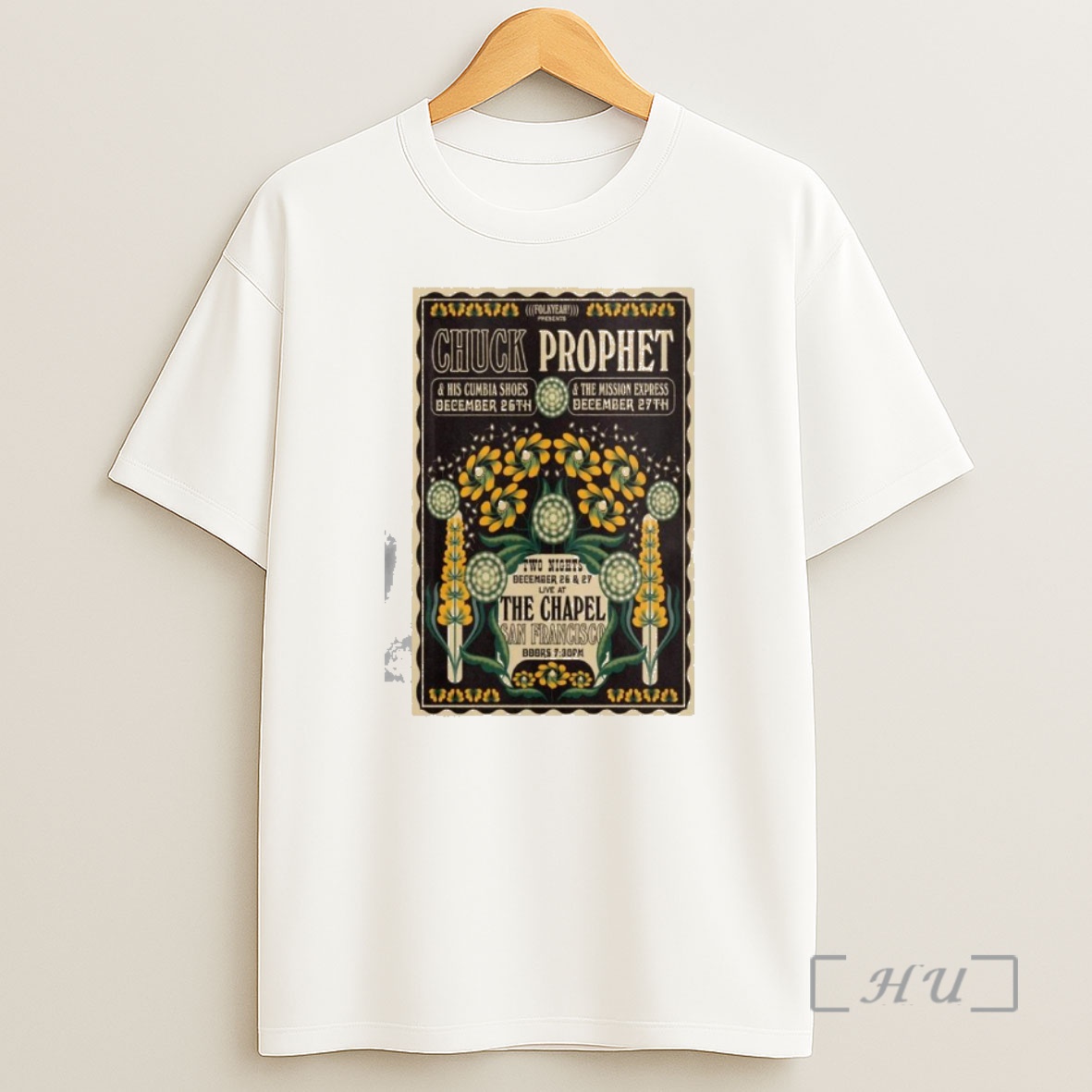 Officials Chuck Prophet The Chapel December 26 27 2025 Show Shirt Sweatshirt Tee