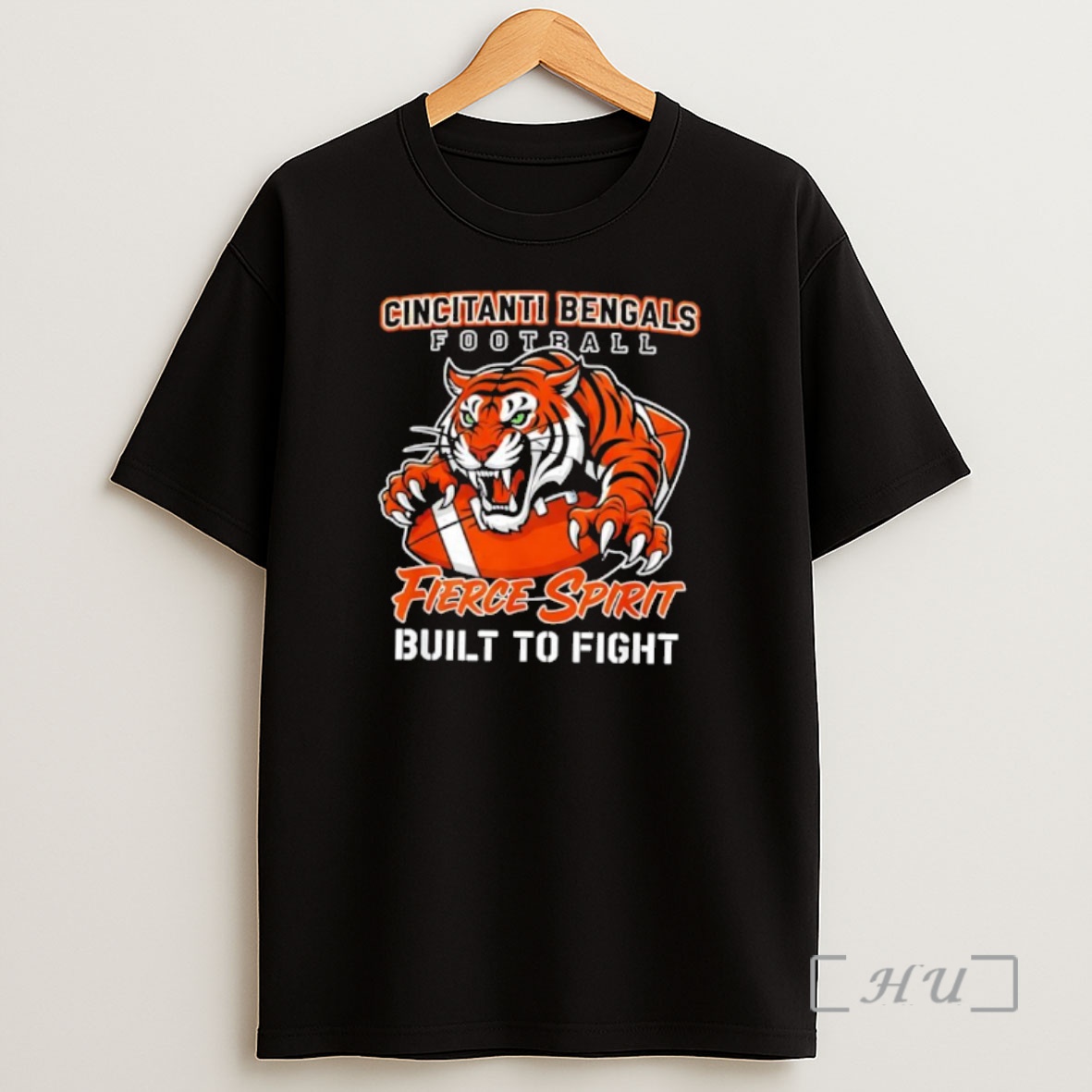 Officials Cincinnati Bengals Football Fierce Spirit Built To Fight Shirt Sweatshirt Tee