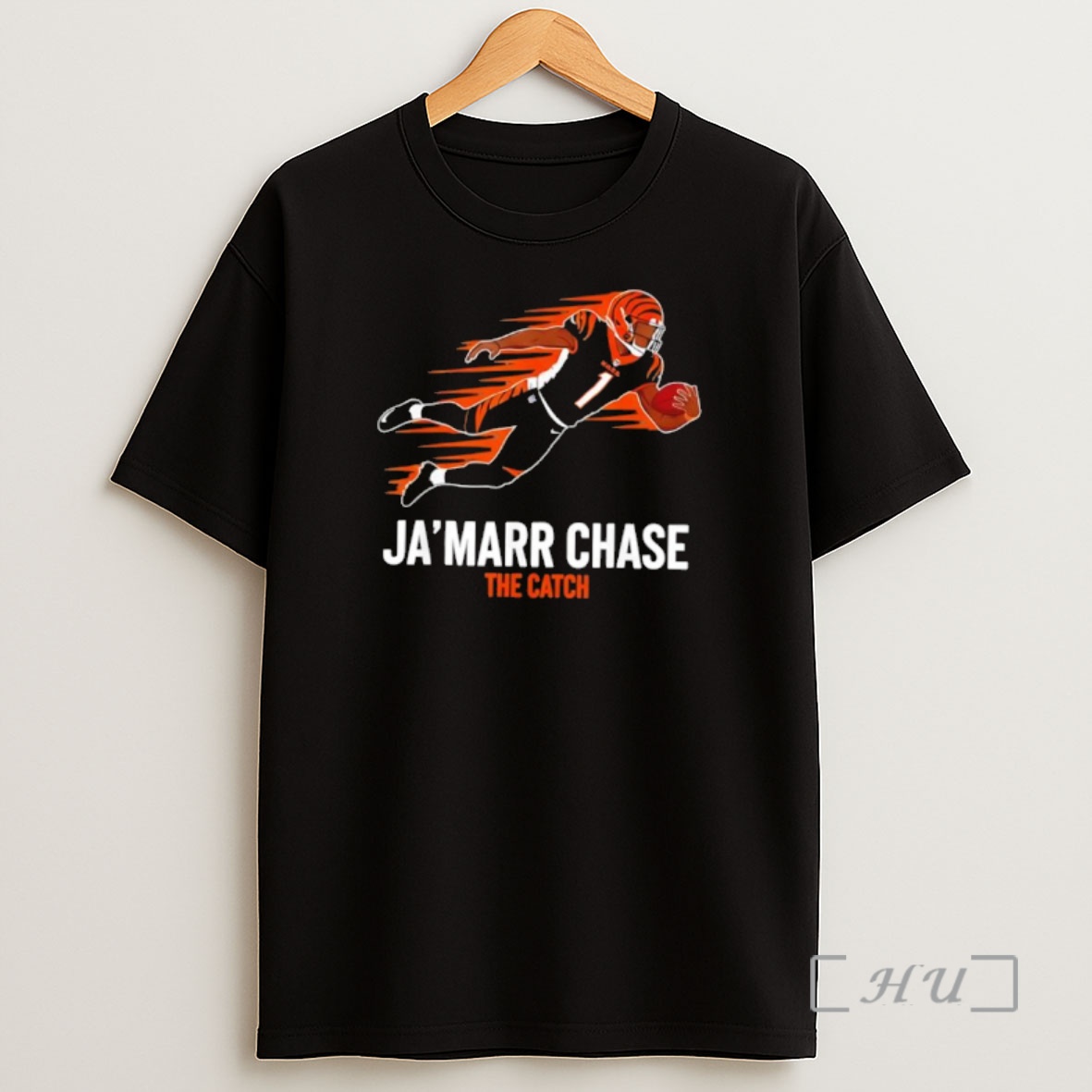 Officials Cincinnati Bengals Jamarr Chase The Catch Shirt Sweatshirt Tee