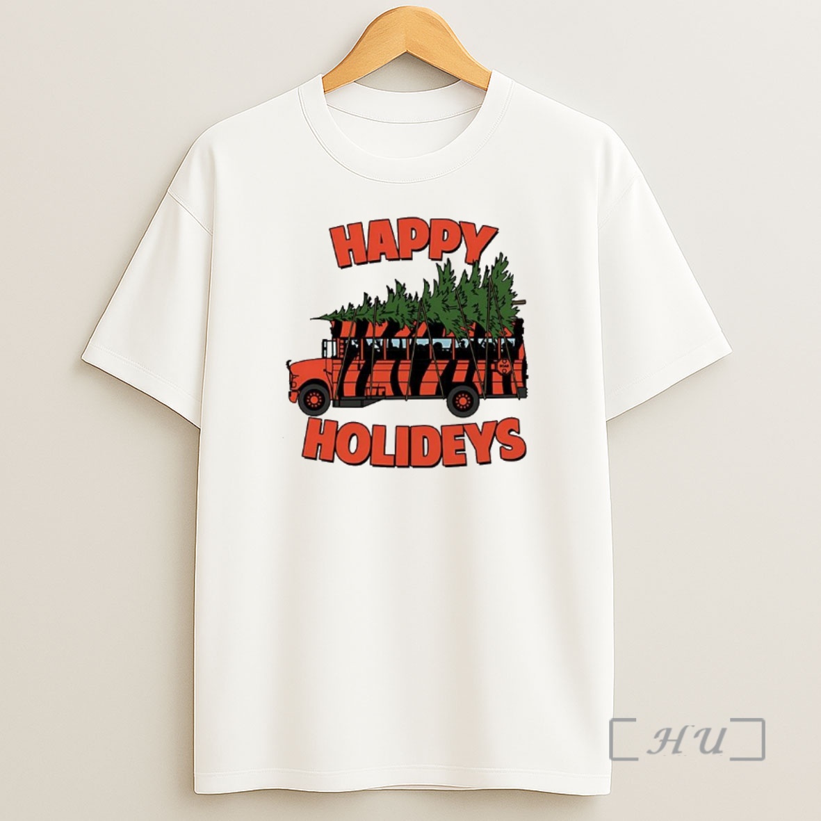 Officials Cincinnati Bengals Football School Bus Happy Holideys Christmas Premium Shirt Sweatshirt Tee
