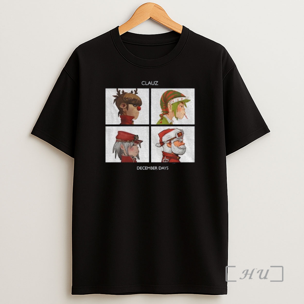 Officials Clauz Album Cover Parody December Days Christmas Shirt Sweatshirt Tee