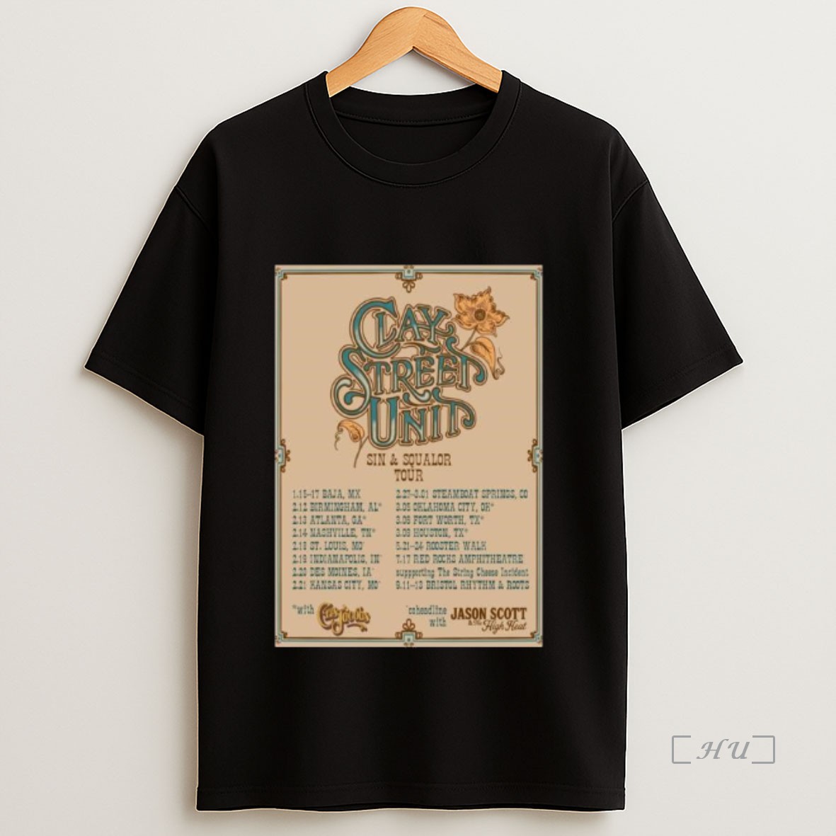 Officials Clay Street Unit Sin Squalor Tour 2026 Long Sleve Shirt Sweatshirt Tee