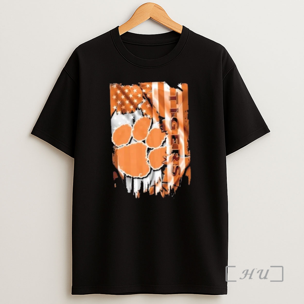 Officials Clemson Tigers Football X American Flag Shirt Sweatshirt Tee